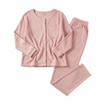 Pyjama femme doux rose coton